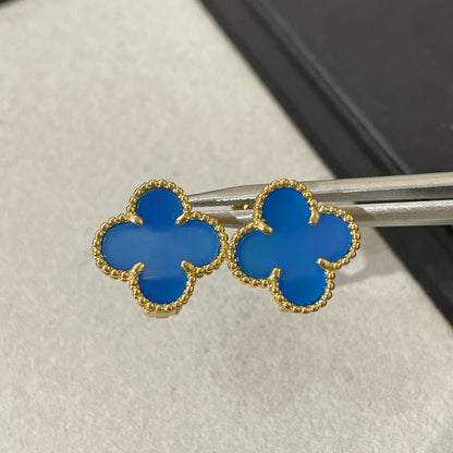 [Eternal Jewellery] Clover Medium 15mm Turquoise Earrings