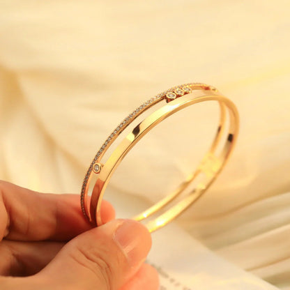 [Eternal jewelry]Move Romane Diamond Bangle Bracelet