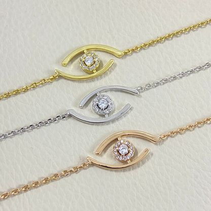 [Eternal jewelry]Lucky Eye Pave-Set Diamond Bracelet