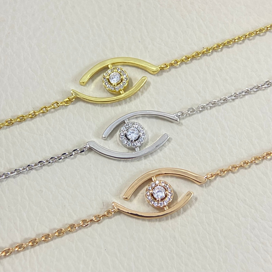 [Eternal jewelry]Lucky Eye Pave-Set Diamond Bracelet