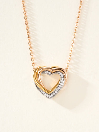 ¡®Eternal Jewelry¡¯Heart Ring Pendant Necklace