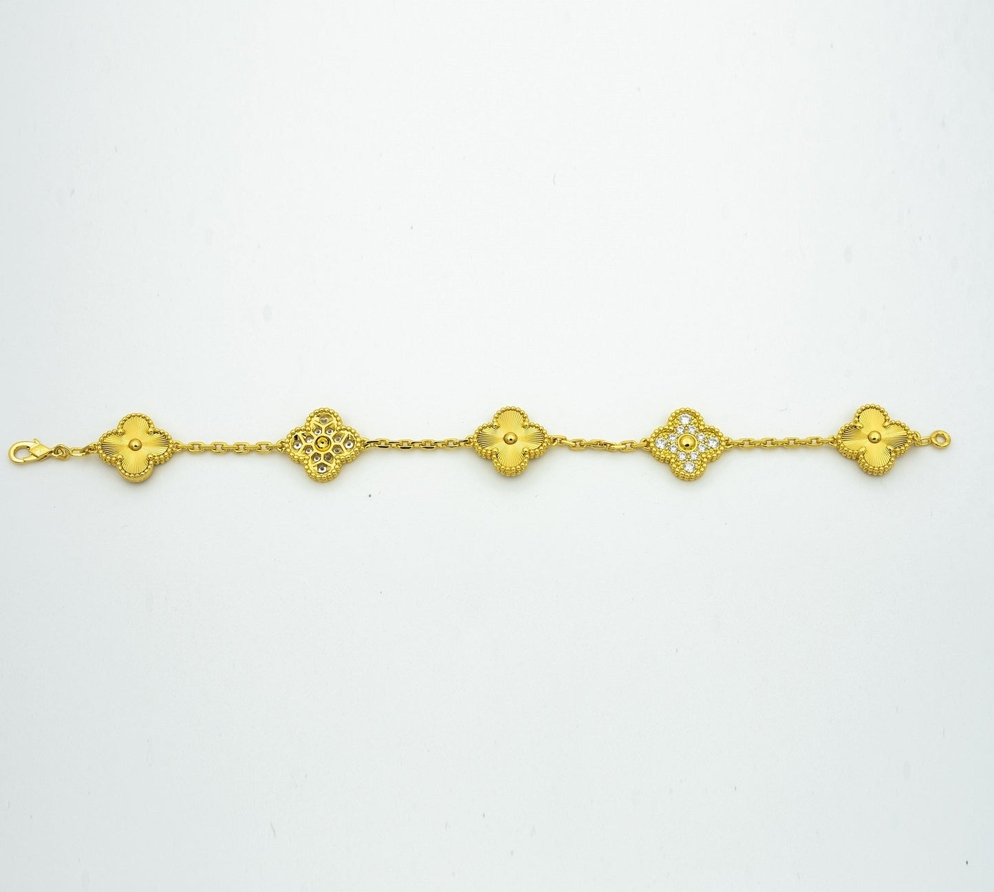 [Eternal Jewelry] CLOVER 5 MOTIF LASER BRACELET COLLECTION