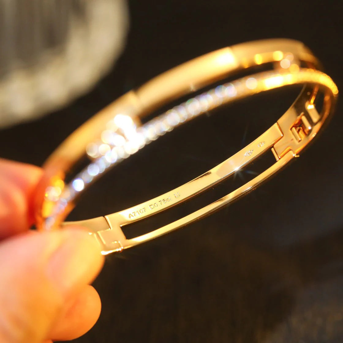 [Eternal jewelry]Move Romane Diamond Bangle Bracelet