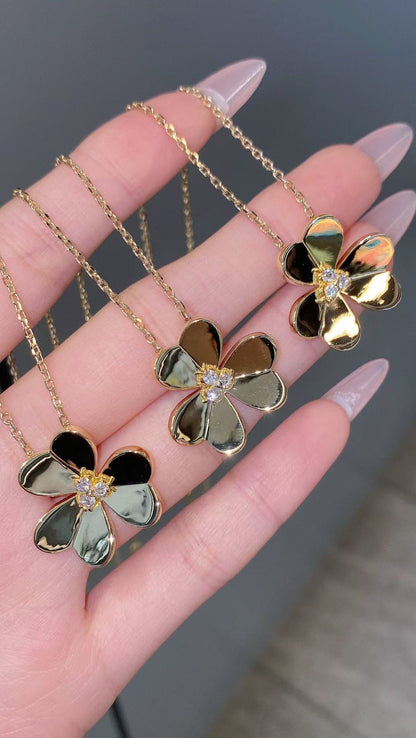 [Eternal Jewelry]FRIVOLE GOLD FLOWER NECKLACE2