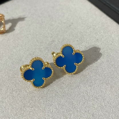 [Eternal Jewellery] Clover Medium 15mm Turquoise Earrings