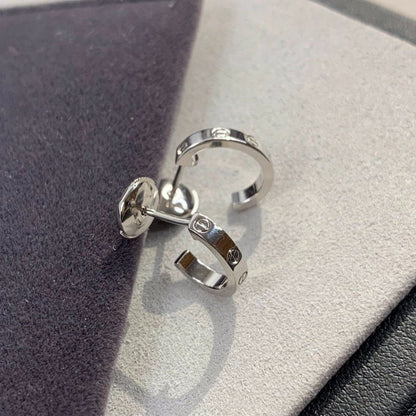 [Eternal Jewelry]LOVE EARRINGS 2.65MM SILVER