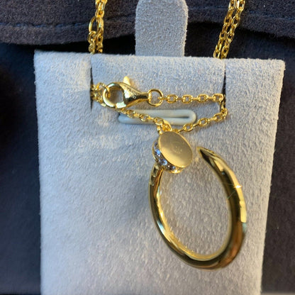 [Eternal Jewelry]JUSTE NECKLACE GOLD DIAMONDS