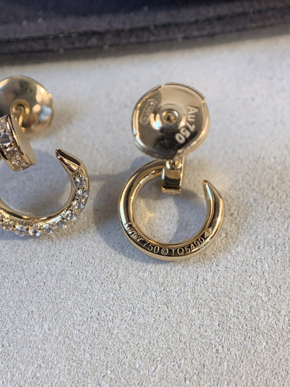 [Eternal Jewelry]JUSTE EARRINGS GOLD DIAMONDS