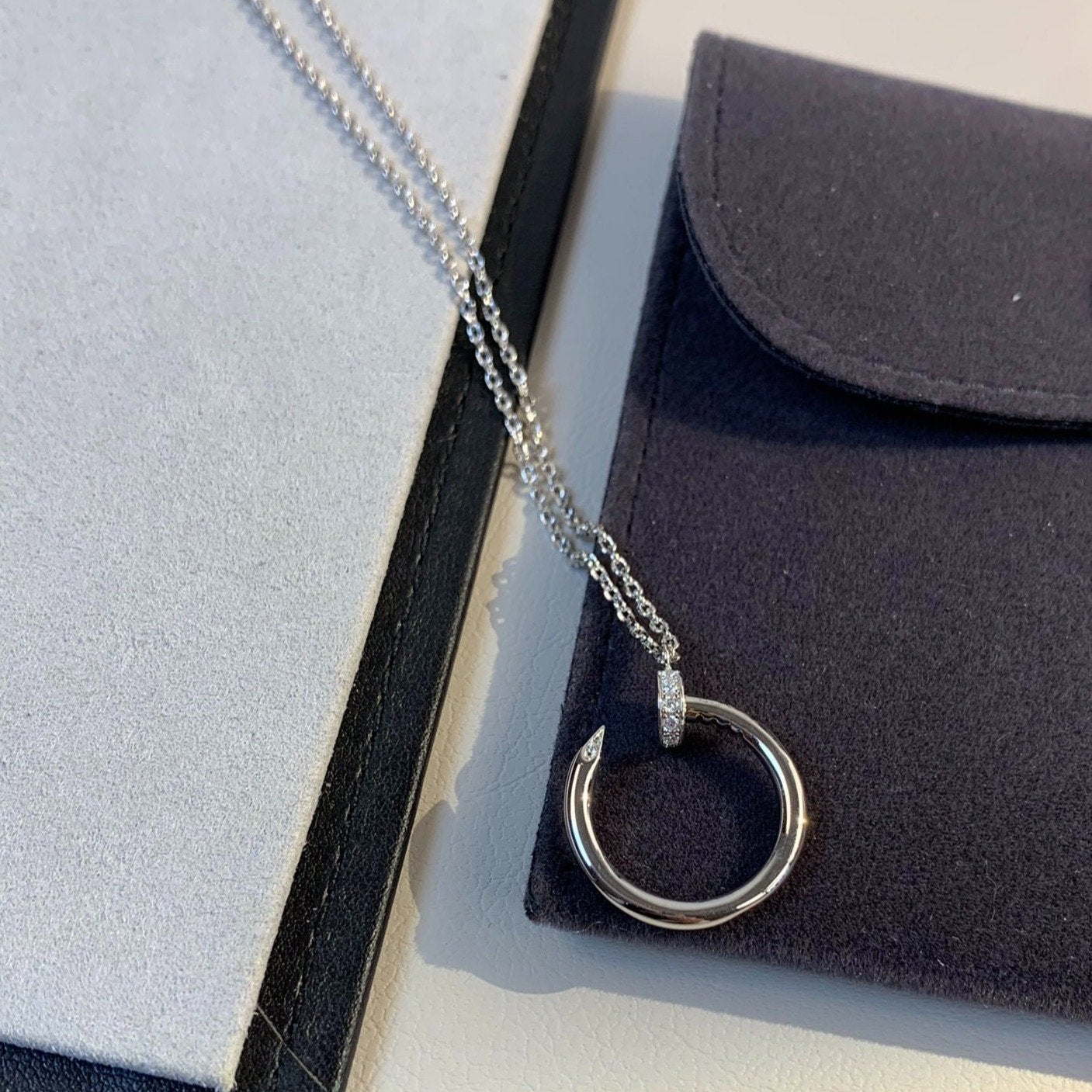 [Eternal Jewelry]JUSTE NECKLACE SILVER