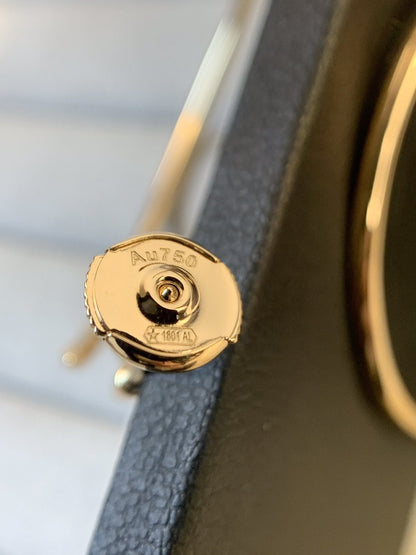 [Eternal Jewelry]JUSTE EARRINGS GOLD DIAMONDS 1.8MM