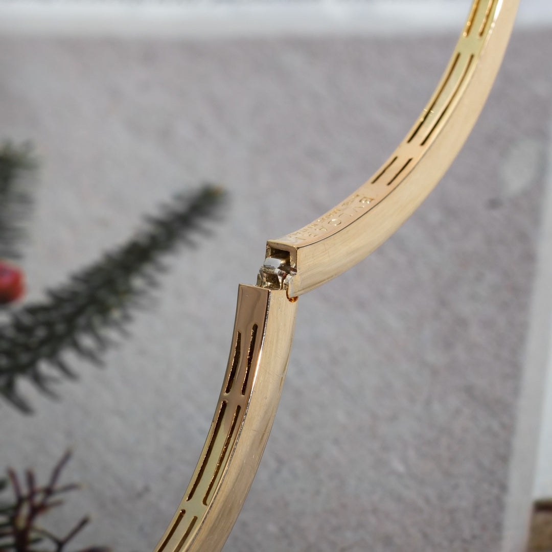 [Eternal Jewelry]SERPENTI BRACELET PINK GOLD DIAMOND DOUBLE SNAKE