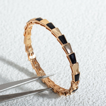 [Eternal Jewelry]SERPENTI BRACELET PINK GOLD ONYX