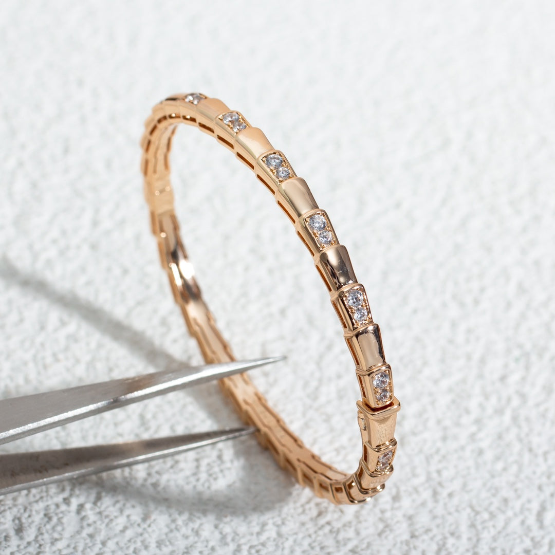 [Eternal Jewelry]SERPENTI SMALL BRACELET PINK GOLD DIAMOND