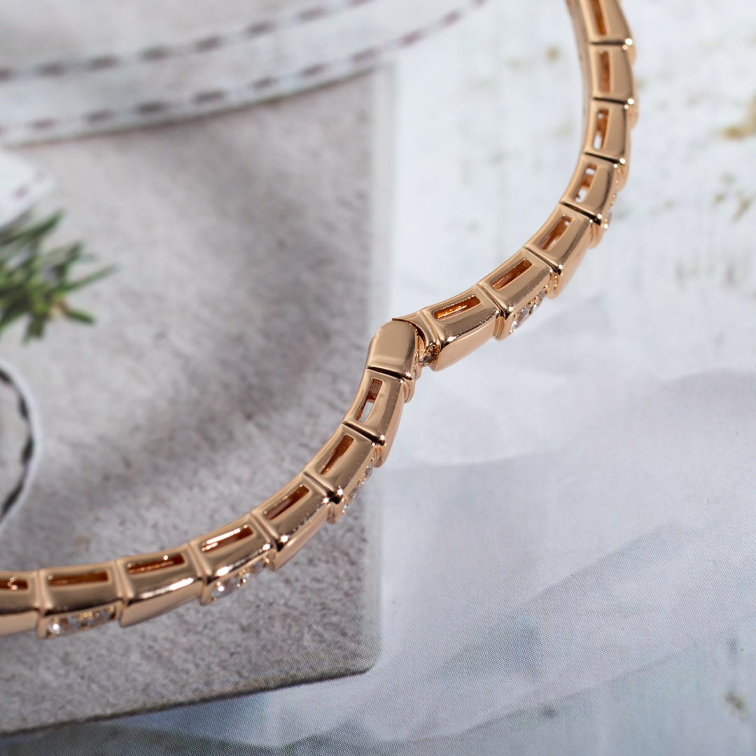 [Eternal Jewelry]SERPENTI SMALL BRACELET PINK GOLD DIAMOND
