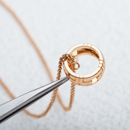 [Eternal Jewelry]PARENTESI NECKLACE PINK GOLD