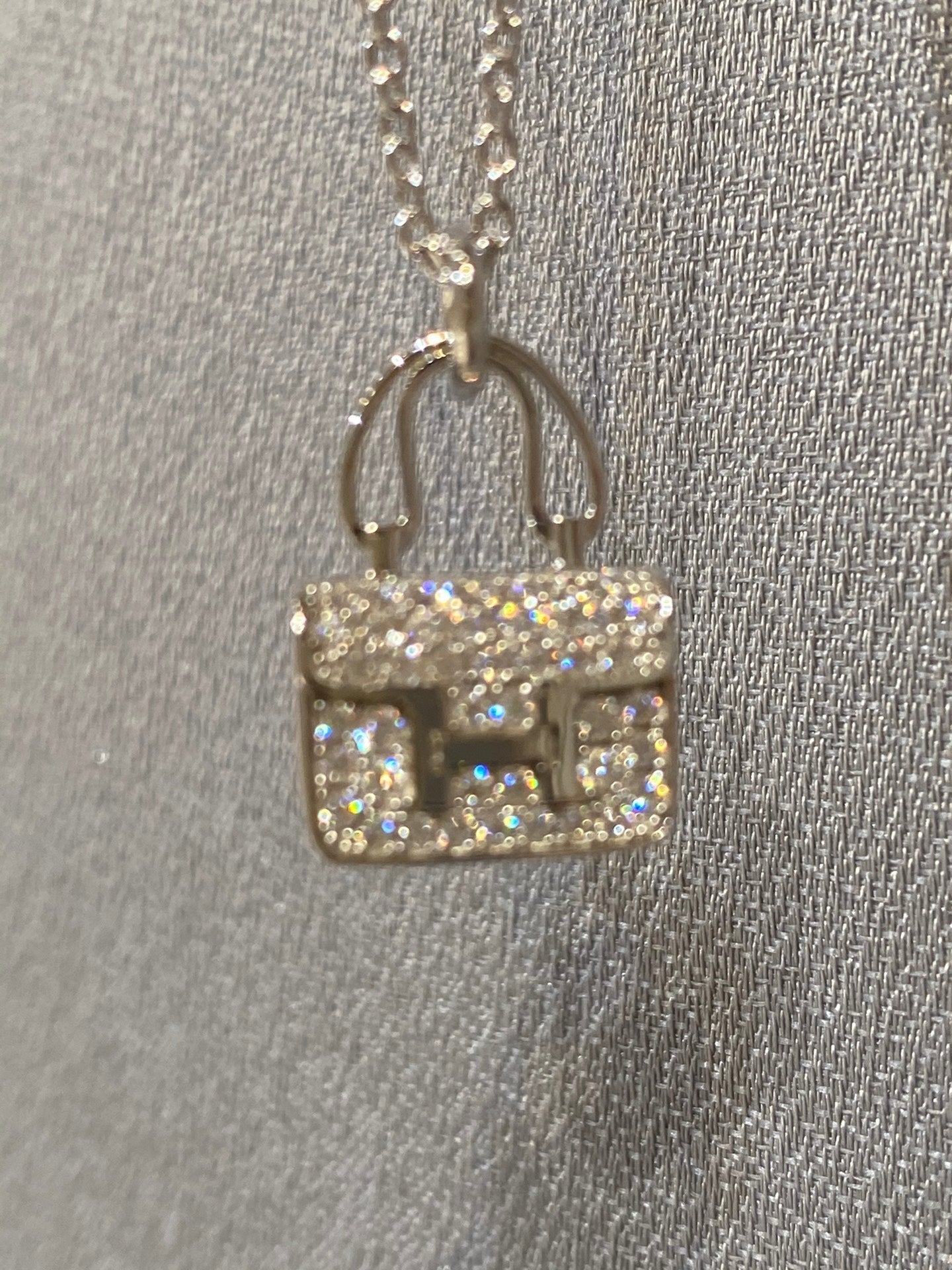 [Eternal Jewelry]CONSTANCE PEDANT DIAMOND NECKLACE