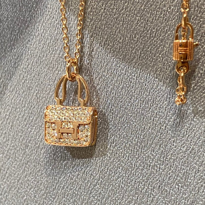 [Eternal Jewelry]CONSTANCE PEDANT DIAMOND NECKLACE
