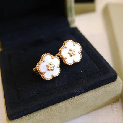 [Eternal Jewelry]LUCKY WHITE MOP EARRINGS