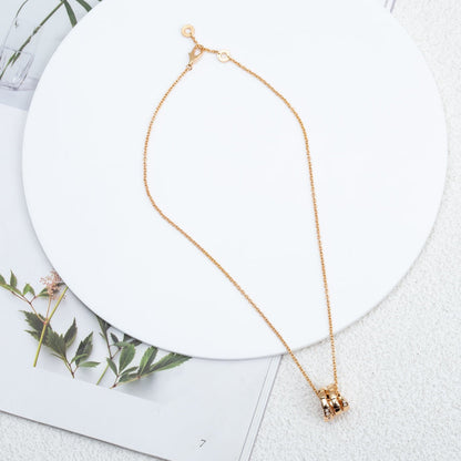 [Eternal Jewelry]SERPENTI PINK GOLD NECKLACE DIAMOND