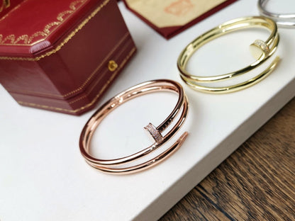 [Eternal Jewelry]JUSTE BRACELET 3.5MM DOUBLE ROW DIAMOND
