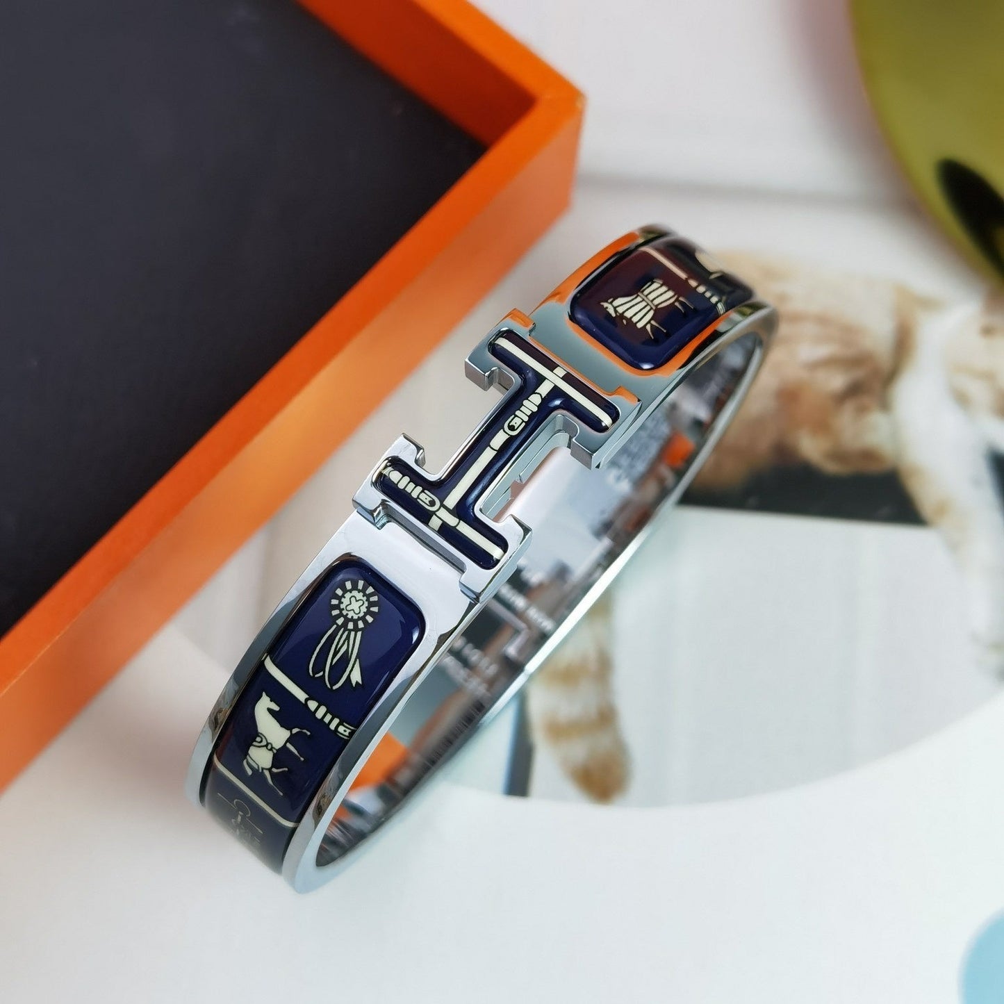 [Eternal Jewelry]H COUVERTURES DARK BLUE BRACELET