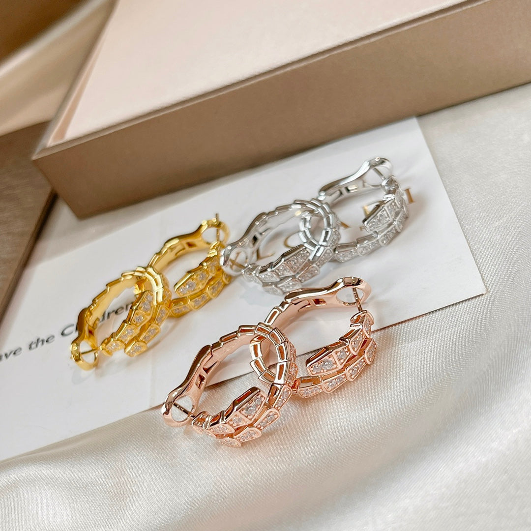 [Eternal Jewelry]SERPENTI EARRINGS DIAMOND