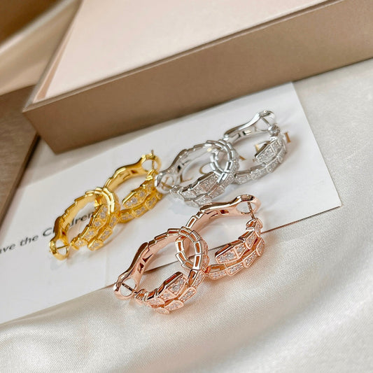 [Eternal Jewelry]SERPENTI EARRINGS DIAMOND