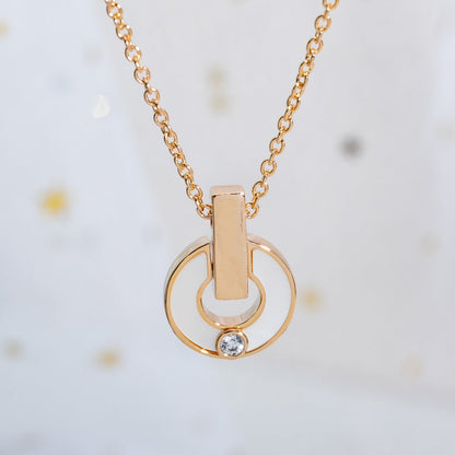 [Eternal Jewelry]GARI NECKLACE PINK GOLD MOP