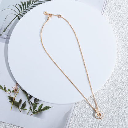 [Eternal Jewelry]GARI NECKLACE PINK GOLD MOP