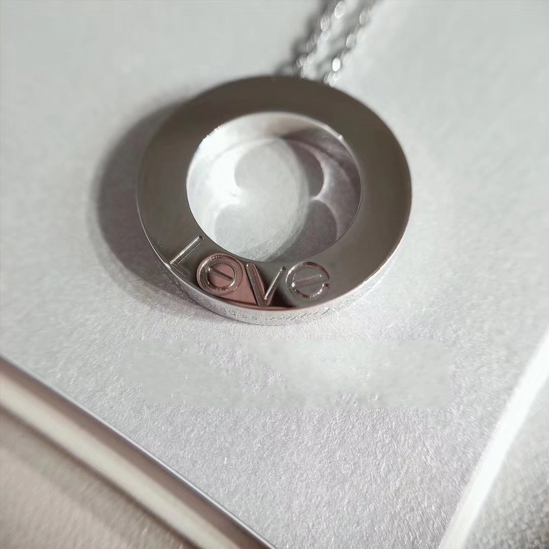 [Eternal Jewelry]LOVE NECKLACE ADJUSTABLE SILVER