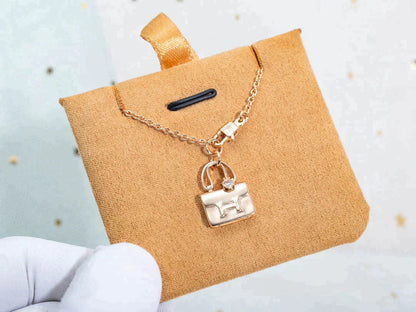 [Eternal Jewelry]AMULETTE PEDANT ROSE GOLD NECKLACE