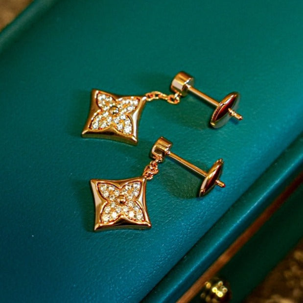 [Eternal Jewelry]STAR DIAMONDS EARRINGS GOLD