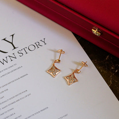 [Eternal Jewelry]STAR DIAMONDS EARRINGS GOLD