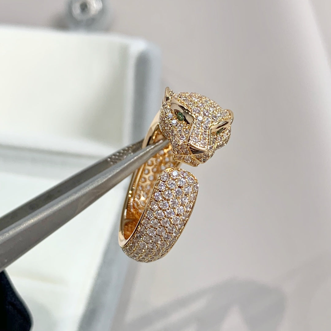 [Eternal Jewelry]PANTHERE PINK GOLD DIAMOND RING