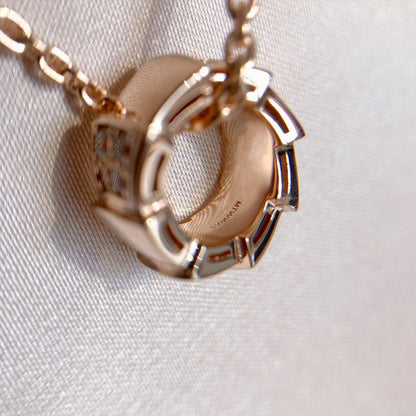 [Eternal Jewelry]SERPENTI PEDANT DIAMOND PINK GOLD NECKLACE