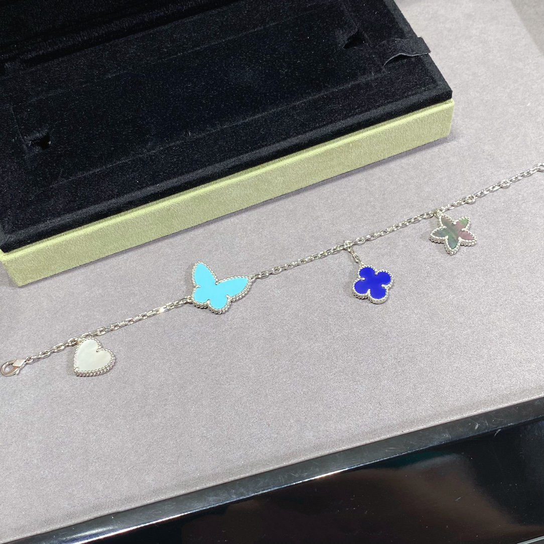 [Eternal Jewelry]LUCKY SPRING SILVER BRACELET 4 MOTIF