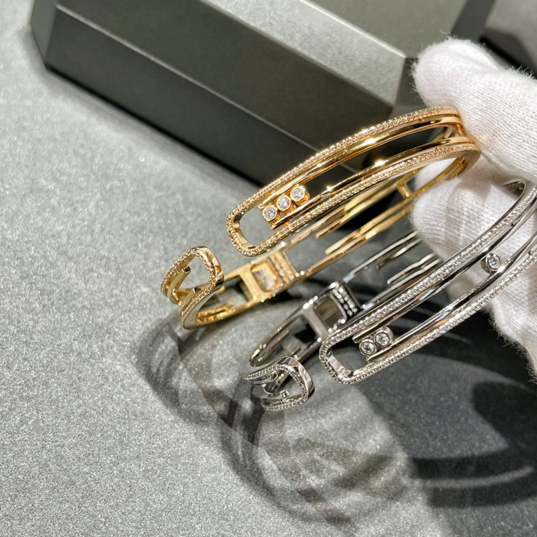 [Eternal jewelry]MOVE 10TH PAVED DIAMOND BRACELET