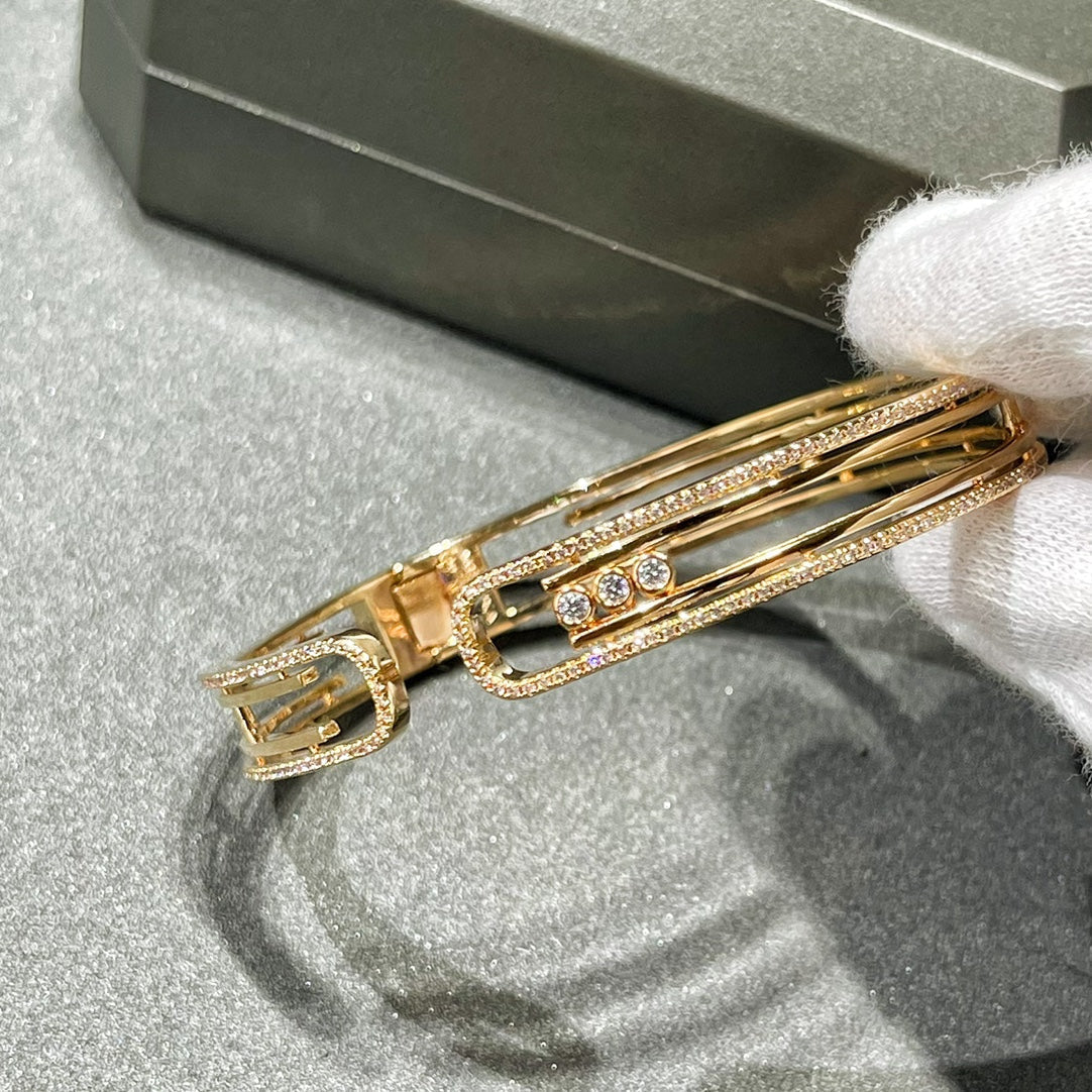 [Eternal jewelry]MOVE 10TH PAVED DIAMOND BRACELET