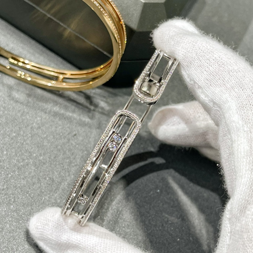 [Eternal jewelry]MOVE 10TH PAVED DIAMOND BRACELET