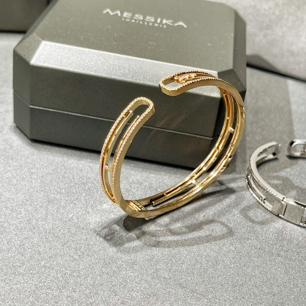 [Eternal jewelry]MOVE 10TH PAVED DIAMOND BRACELET
