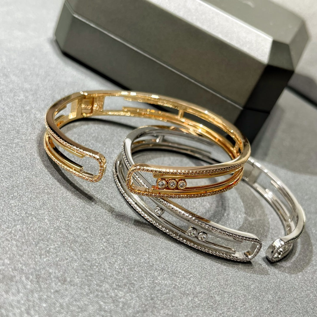 [Eternal jewelry]MOVE 10TH PAVED DIAMOND BRACELET