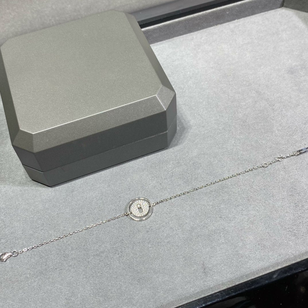 [Eternal jewelry]LUCKY MOVE DIAMOND PAVED BRACELET