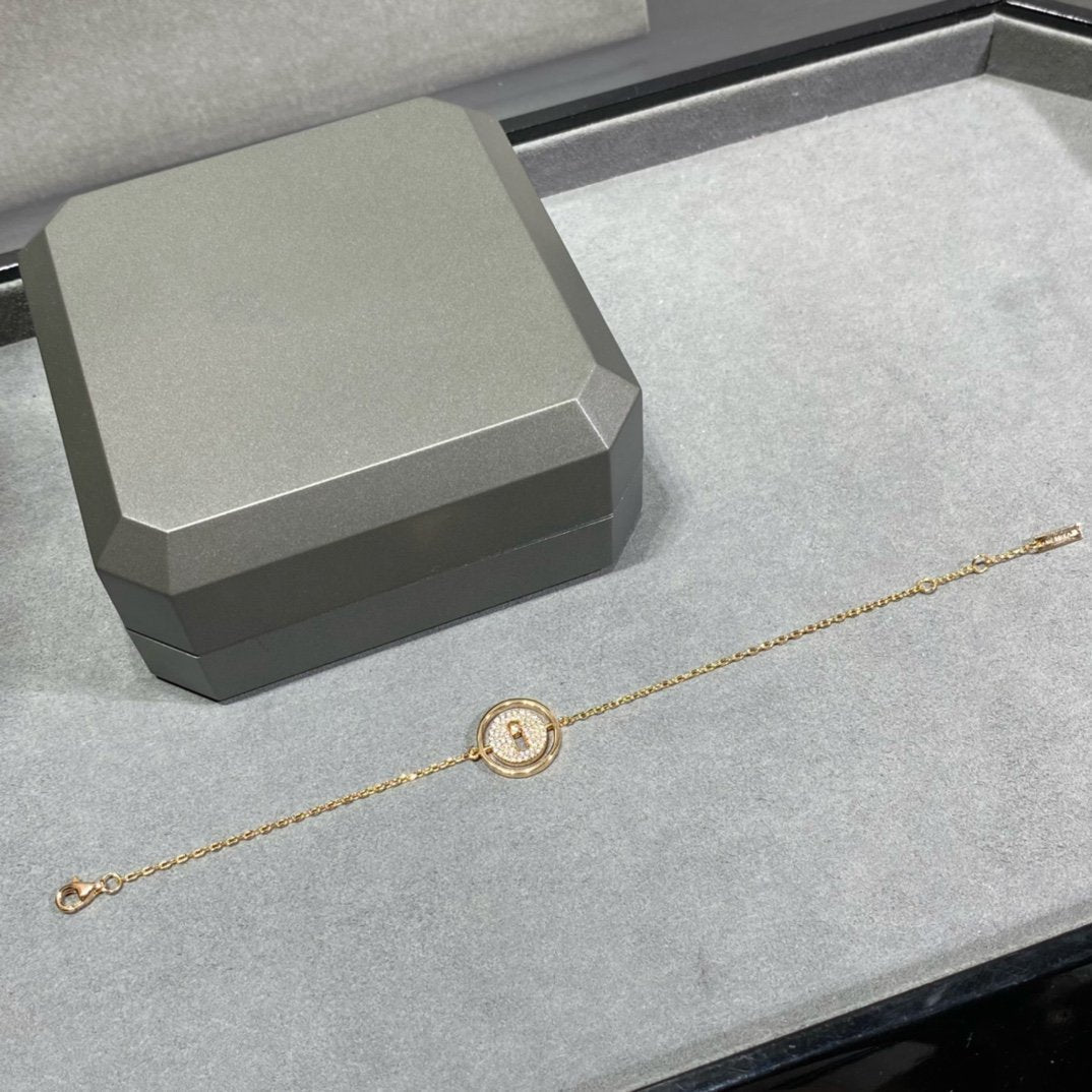 [Eternal jewelry]LUCKY MOVE DIAMOND PAVED BRACELET