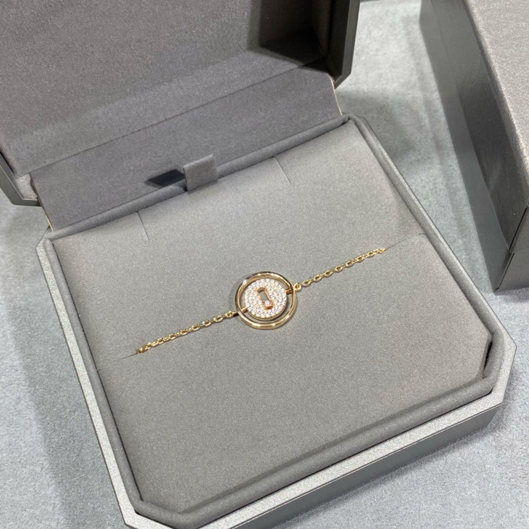 [Eternal jewelry]LUCKY MOVE DIAMOND PAVED BRACELET
