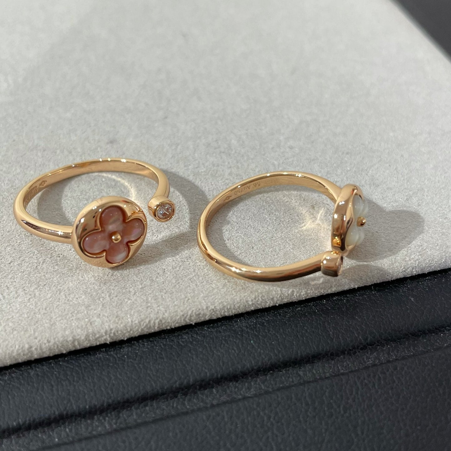 [Eternal Jewelry]SUN 1 DIAMOND PINK MOP RING