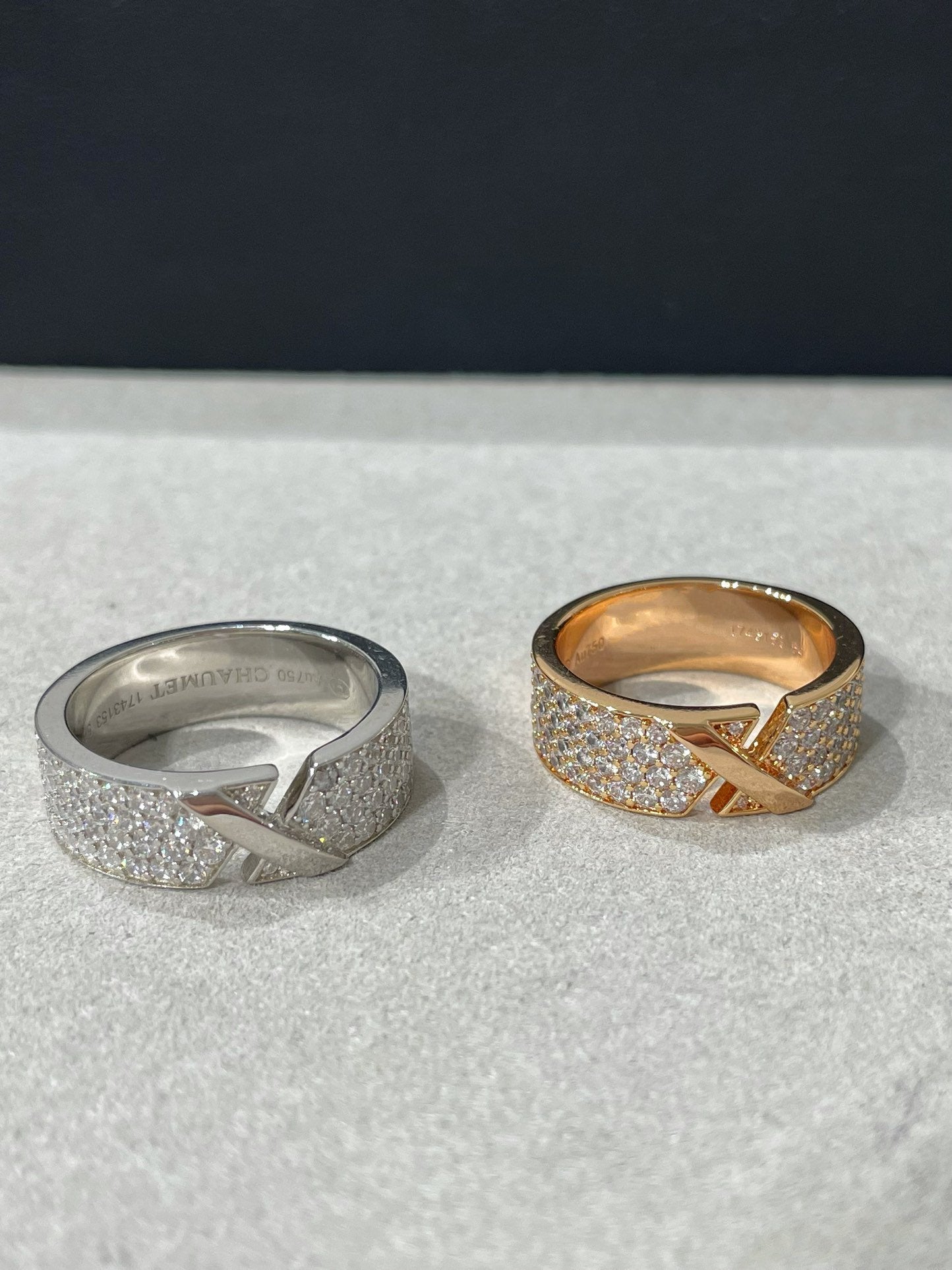[Eternal Jewelry]LIENS EVIDENCE  DIAMOND PAVED RING