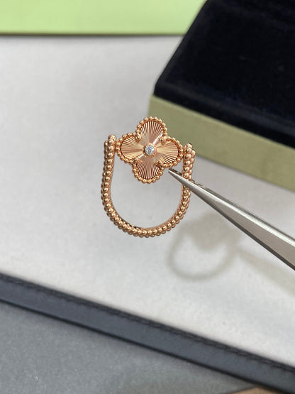 [Eternal Jewelry]CLOVER RIVERSIBLE ROSE GOLD RING