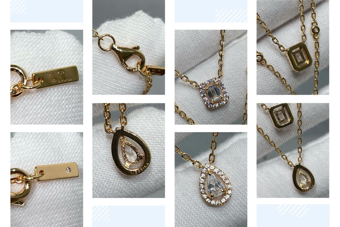 [Eternal jewelry]MY TWIN 2 ROW DIAMOND NECKLACE
