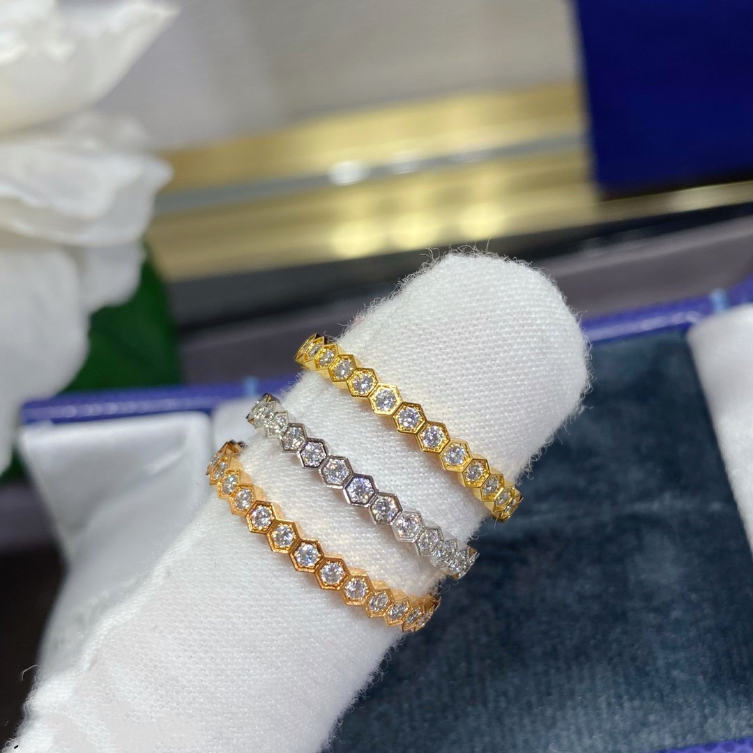 [Eternal Jewelry]BEE LOVE DIAMOND PAVED SMALL RING