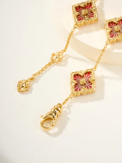 [Eternal jewelry]B.C.L ENAMELED Five-Flower Bracelet£¨Various Colors)
